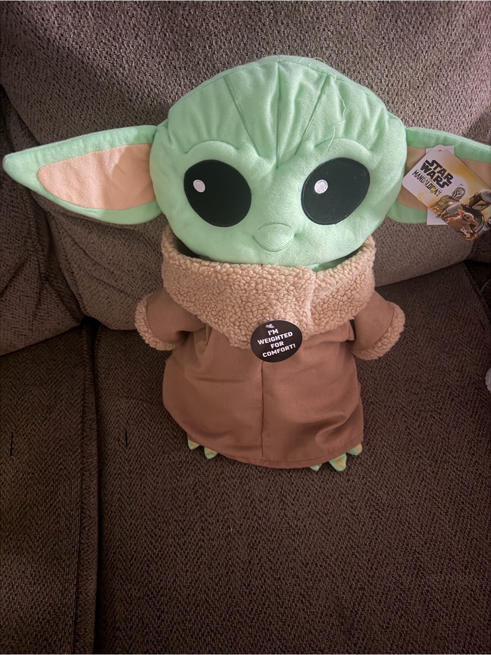 Star Wars Grogu Plush - Light Green with Brown Coat